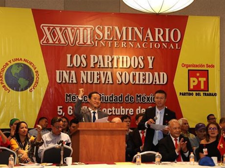 Panorama de la reunión. (Fuente: VNA)