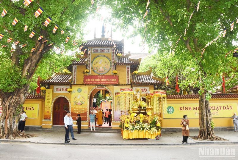 La pagoda de Quan Su en Hanói. 