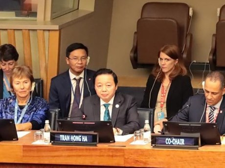El vicepremier Tran Hong Ha en la sesión (Foto: VNA)