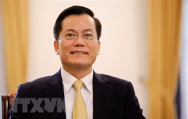 El vicecanciller vietnamita Ha Kim Ngoc (Fotografía: VNA)