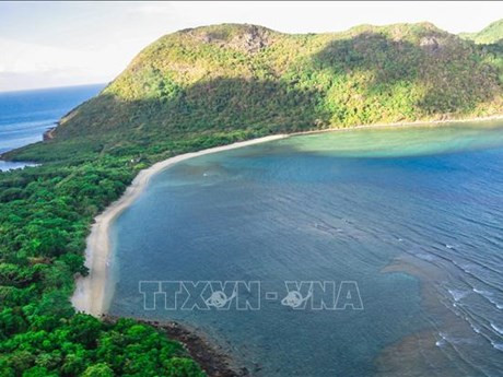 Playa Cat Lon-Isla Bay Canh en el Parque Nacional de Con Dao (Fuente:VNA)