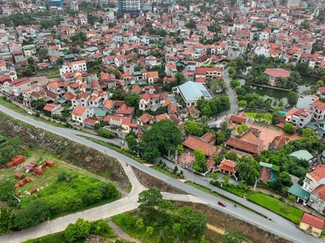 Un rincón del distrito de Dan Phuong en Hanói (Fuente: hanoimoi.com.vn)
