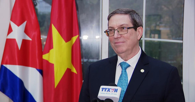 El ministro de Relaciones Exteriores de Cuba, Bruno Rodríguez Parrilla. (Fuente: VNA) 