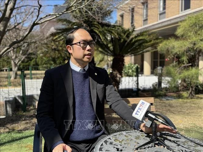 Nguyen Hong Son, presidente de la Unión de Asociaciones de Vietnamitas en Japón (Fuente: VNA)