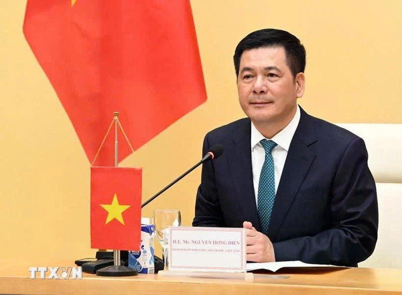 El ministro de Industria y Comercio de Vietnam, Nguyen Hong Dien (Foto: VNA)
