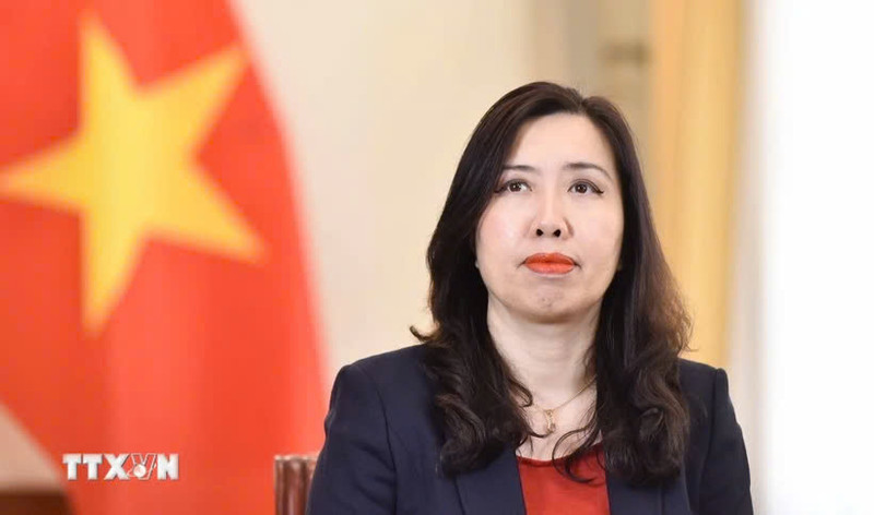 La vicecanciller de Vietnam, Le Thi Thu Hang (Foto: VNA) 