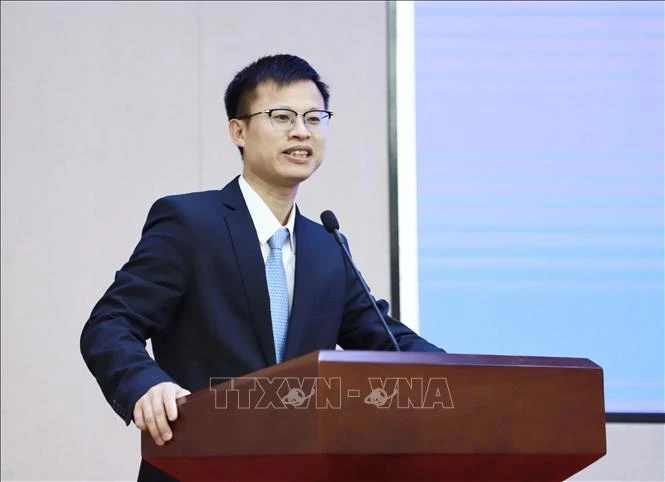 Lei Xiaohua, director adjunto del Instituto de Estudios del Sudeste Asiático de la Academia de Ciencias Sociales de la provincia china de Guangxi (Fuente: VNA)