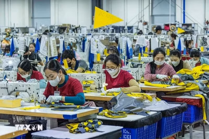 Los proyectos de IED en Quang Ngai han creado empleos e ingresos para muchos trabajadores locales. (Foto: VNA)