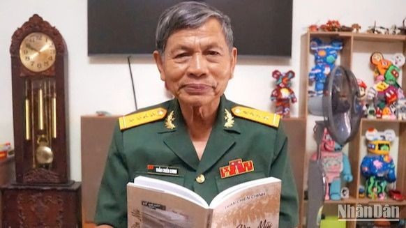 El veterano Tran Chien Chinh, ex jefe de Estado Mayor del 4° Batallón, de la 97ª División.