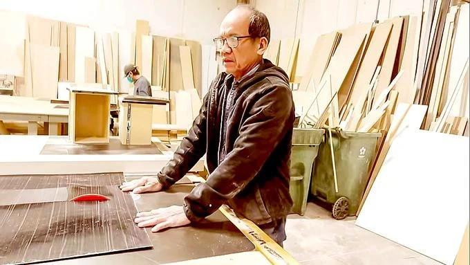 El taller de carpintería de un vietnamita en Texas, Estados Unidos. (Foto: sggp.org.vn)