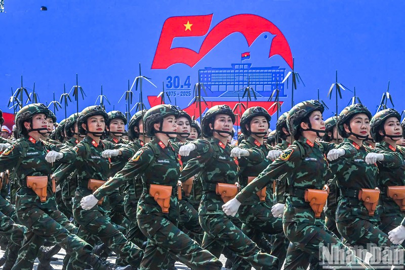 [Foto] Ceremonia del 50 aniversario de la Liberación del Sur y la Reunificación Nacional
