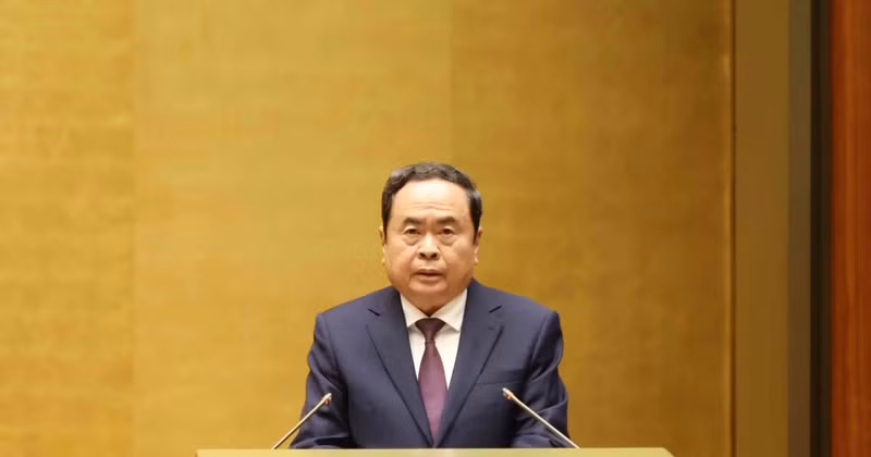 El presidente de la Asamblea Nacional de Vietnam, Tran Thanh Man.