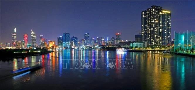 Un rincón de Ciudad Ho Chi Minh moderna. (Foto: VNA)