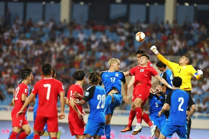 Vietnam vence 3-2 a Filipinas. (Fotografía: VNA)