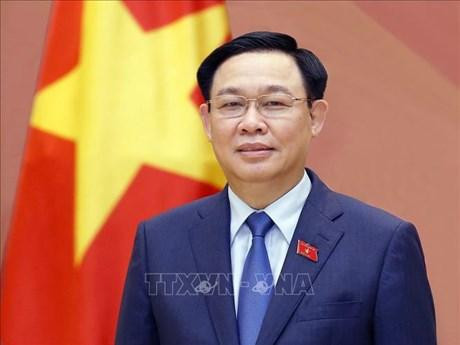 El presidente de la Asamblea Nacional de Vietnam, Vuong Dinh Hue. (Fotografía: VNA)