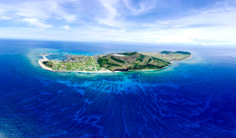 La isla de Ly Son, provincia de Quang Ngai.