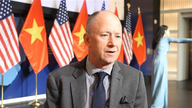 Todd Frantz, exasistente del agregado de defensa de Estados Unidos en Vietnam. (Fotografía: VNA)