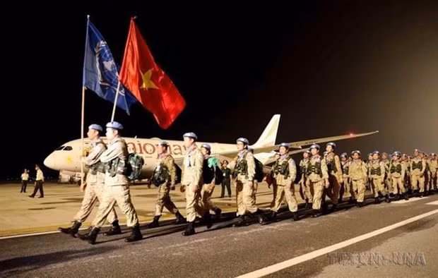 Vietnam participa activamente en las misiones de mantenimiento de la paz de la ONU. (Fotografía: VNA) Vietnam participa activamente en las misiones de mantenimiento de la paz de la ONU. (Fotografía: VNA)