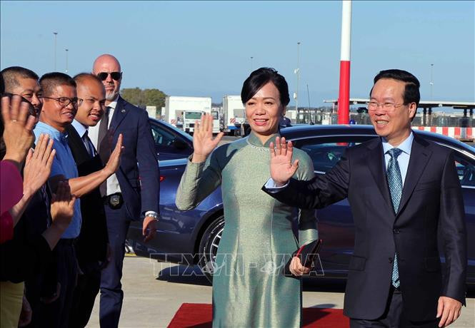 Presidente de Vietnam concluye con éxito su visita a Italia y el Vaticano. (Fotografía: VNA)