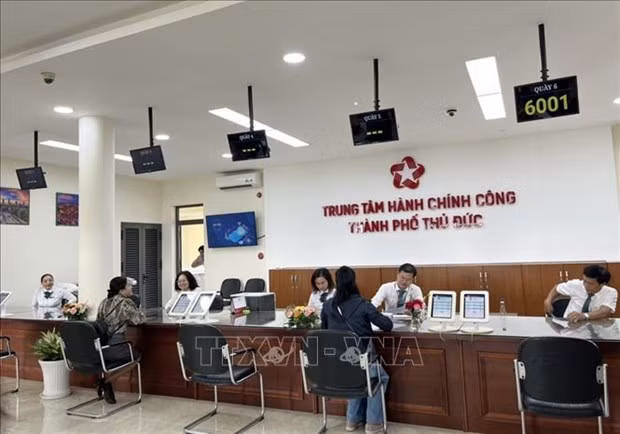 El centro administrativo público en ciudad vietnamita de Thu Duc. (Fotografía: VNA)