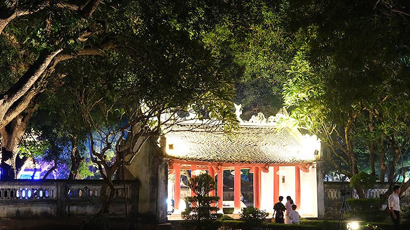 El Templo de la Literatura. (Fotografía: baodautu.vn)