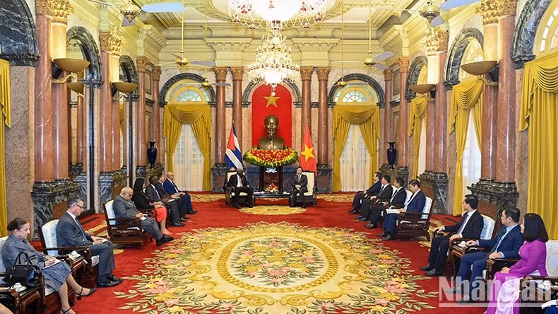 Panorama de la reunión. (Fotografía: Nhan Dan) Panorama de la reunión. (Fotografía: Nhan Dan)