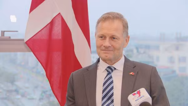 El embajador de Dinamarca en Vietnam, Nicolai Prytz. (Fotografía: VNA)