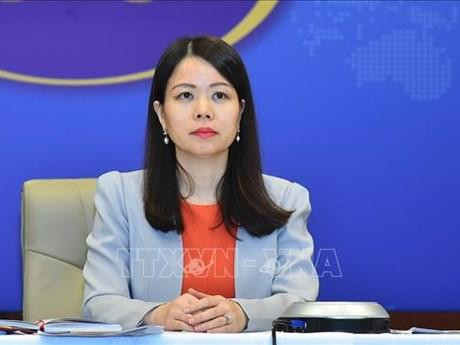 La asistente del canciller vietnamita, Nguyen Minh Hang. (Fotografía: VNA)