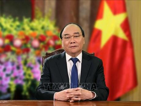 El presidente de Vietnam, Nguyen Xuan Phuc. (Fotografía: VNA)