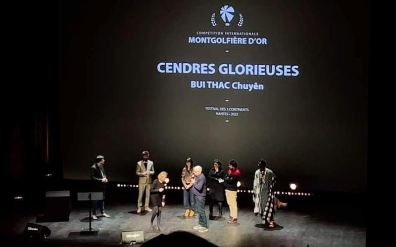 Escena de la premiación.