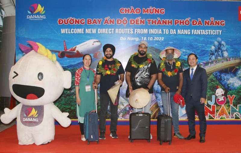 Recibe Da Nang a primeros turistas indios por vía directa.