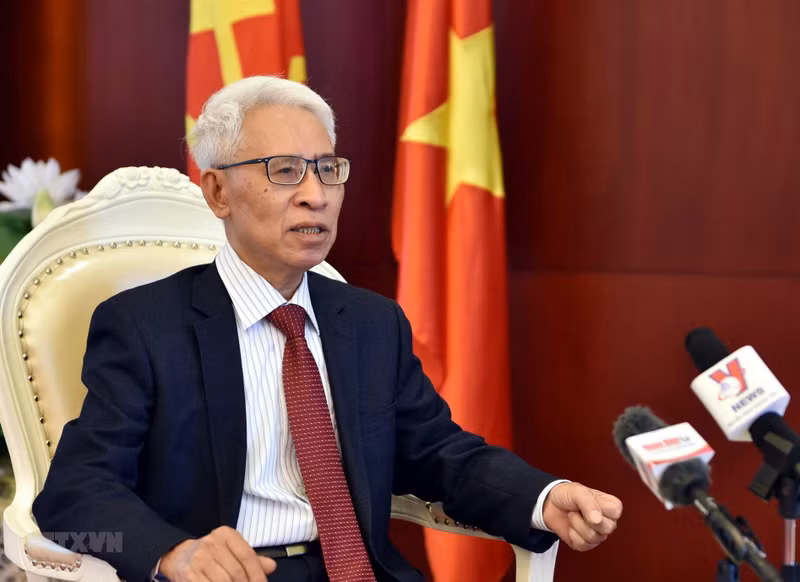 El embajador de Vietnam en China, Pham Sao Mai (Fuente: VNA)