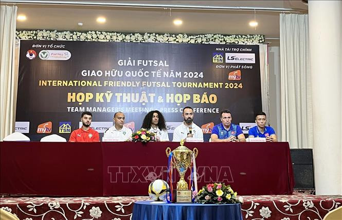 Rueda de prensa sobre el evento. (Fotografía: VNA)