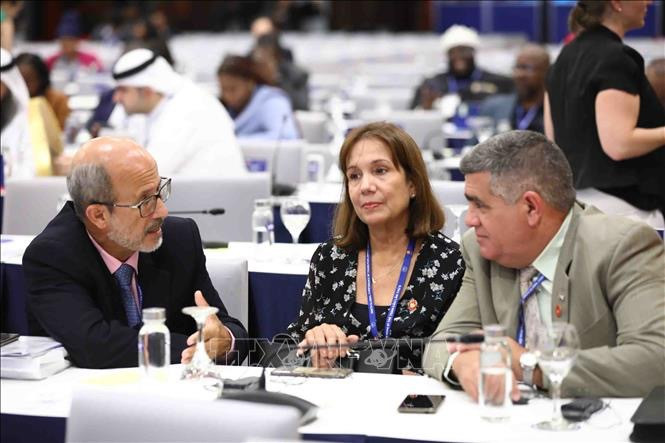 Delegados en la conferencia. (Fotografía: VNA)