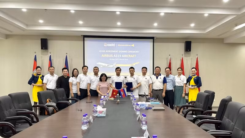 Fleta Vietravel Airlines aeronaves de Cambodia Airways.