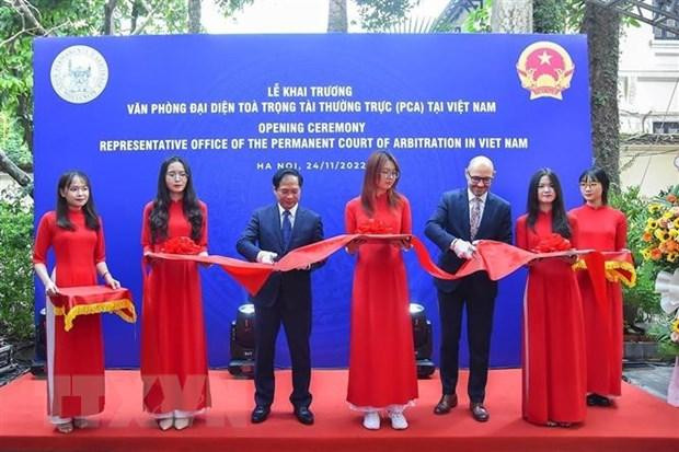 Acto de inauguración. (Fotografía: VNA)