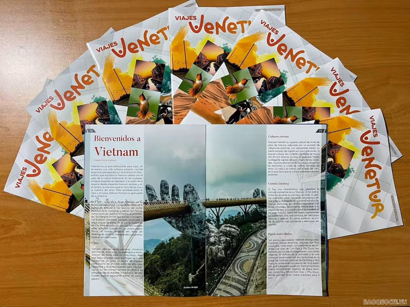 El artículo "Bienvenidos a Vietnam" en la edición especial de la revista Viajes Venetur.