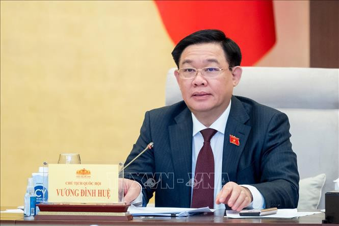 El presidente de la Asamblea Nacional de Vietnam, Vuong Dinh Hue. (Fotografía: VNA)