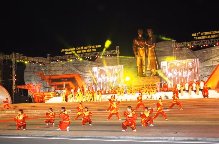 Binh Dinh como la cuna de las artes marciales vietnamitas. (Fotografía: Nhan Dan)