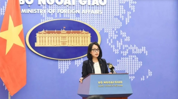 La portavoz adjunta de la Cancillería, Pham Thu Hang. (Fotografía: VNA)