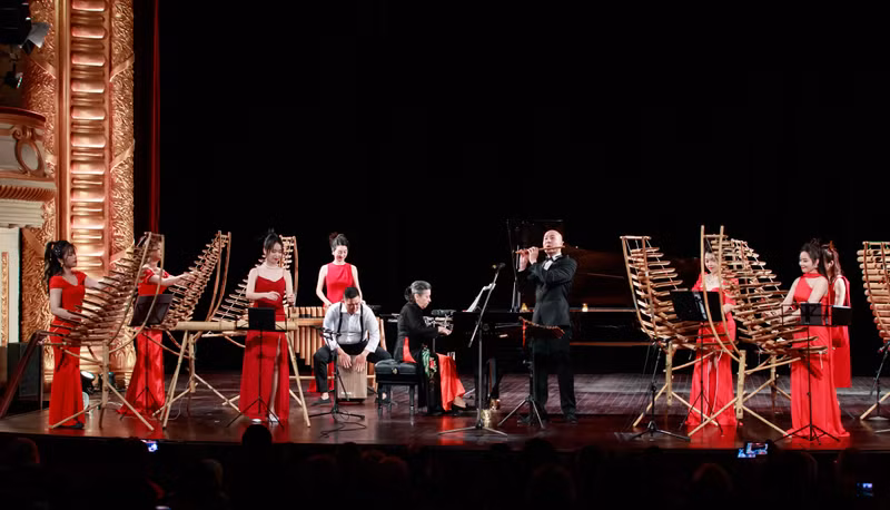 En la velada musical. (Fotografía: VNA)