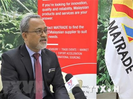 Raja Badrulnizam Raja Kamalzaman, Director Regional para ASEAN y Oceanía, Agencia de Promoción del Comercio Exterior de Malasia. (Fotografía: VNA)
