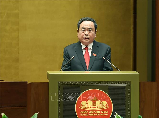 El presidente de la Asamblea Nacional de Vietnam, Tran Thanh Man. (Fotografía: VNA)