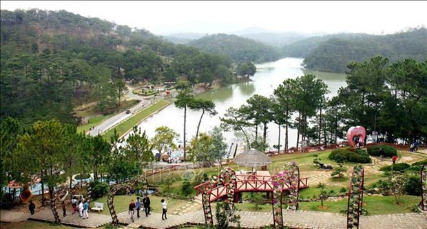 Da Lat, destino turístico más popular para los vacaciones en el Tet 2024. (Fotografía: VNA)