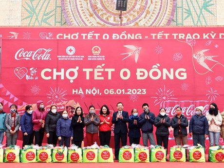 Una actividad de la Cruz Roja de Vietnam. (Fotografía: VNA)