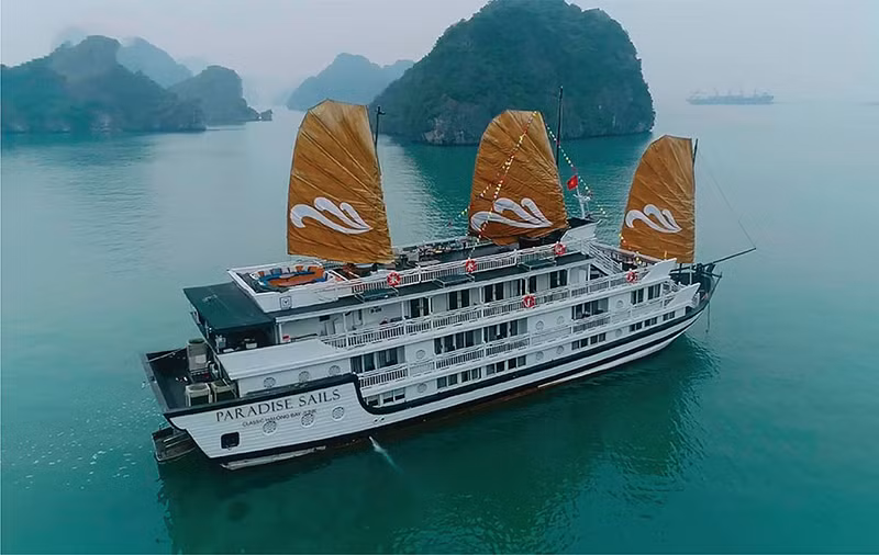 El itinerario de crucero por la Bahía de Ha Long de Paradise Vietnam. (Fotografía: dulichhalong.net)