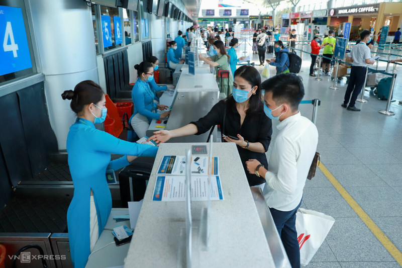 En el aeropuerto de Da Nang. (Fotografía: vnexpress.net)