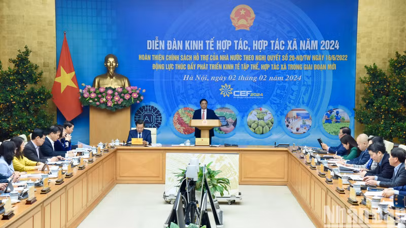 Panorama de la cita. (Fotografía: Nhan Dan)