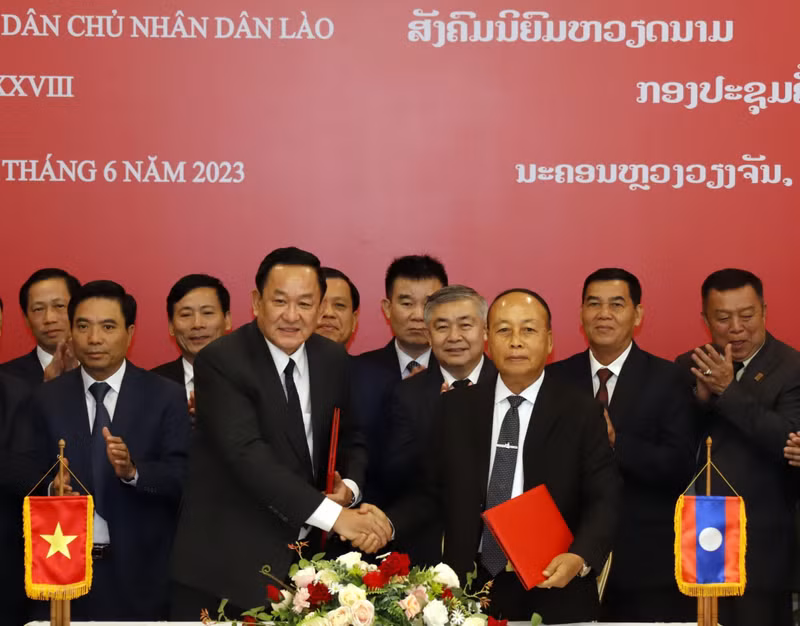 En el encuentro. (Fotografía: VNA)