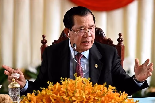 El expremier de Camboya, Hun Sen. (Fotografía: AFP/VNA)